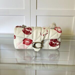 COACH tiger print shoulder bag